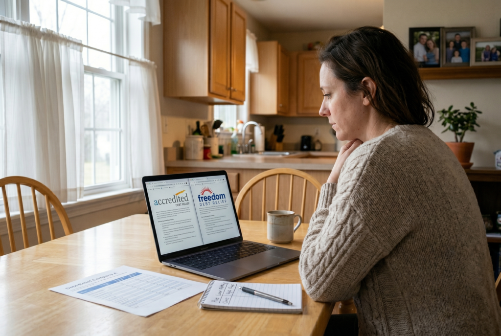Accredited Debt Relief vs. Freedom Debt Relief: Which Is Better?