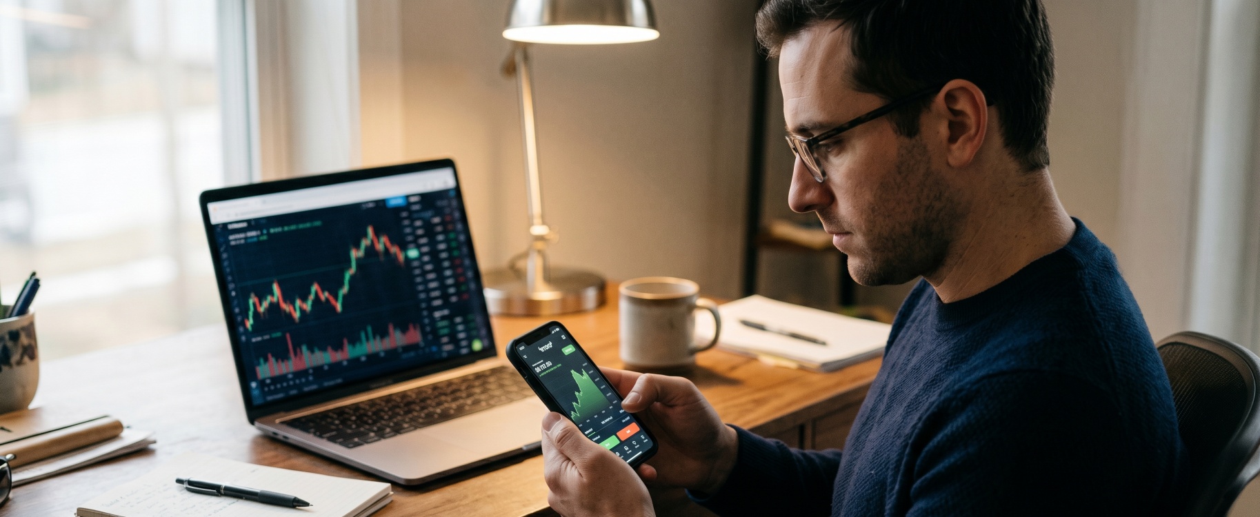 For US investors curious about social and copy trading, having a simple mobile interface paired with desktop charts makes it easier to follow other traders' moves before placing your own.