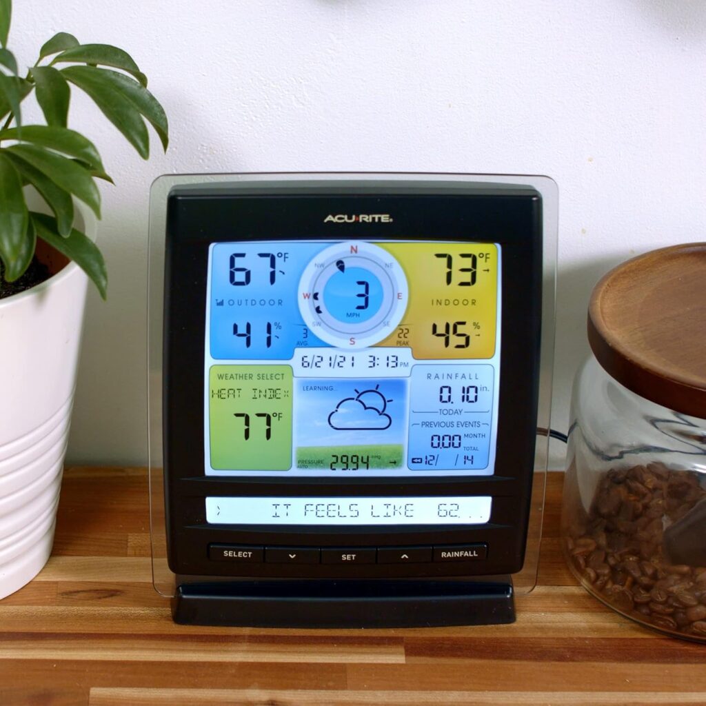 AcuRite Iris (5-in-1) Indoor Outdoor Wireless Weather Station