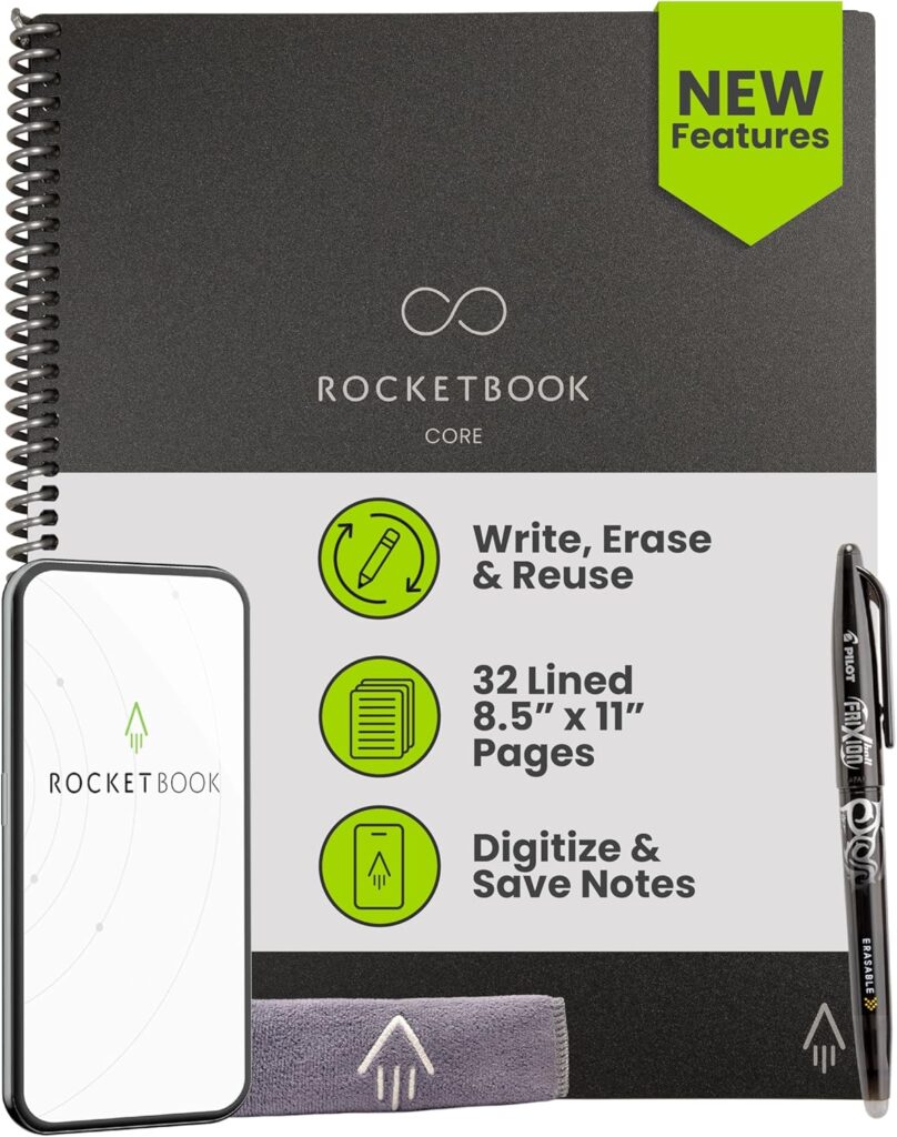 Rocketbook Core Reusable Smart Notebook